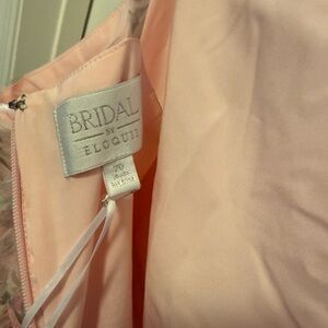 Eloquii Bridal Dress in Soft Pink